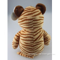 plush animal tiger rattle toy